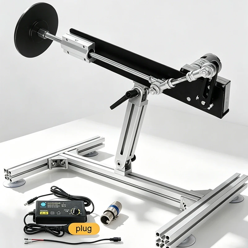 TUNGFULL New 6-20cm Stroke Telescopic Linear Actuator 775 Motor Greater Thrust 230RPM Optional Stand Suction Cup 3XLR Connector