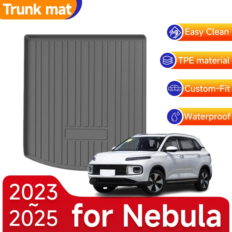 

Car Trunk Mat For Wuling Nebula Accessories 2023 2024 2025 TPE Material Car Trunk Floor Mat Waterproof Liner Protect Storage Pad