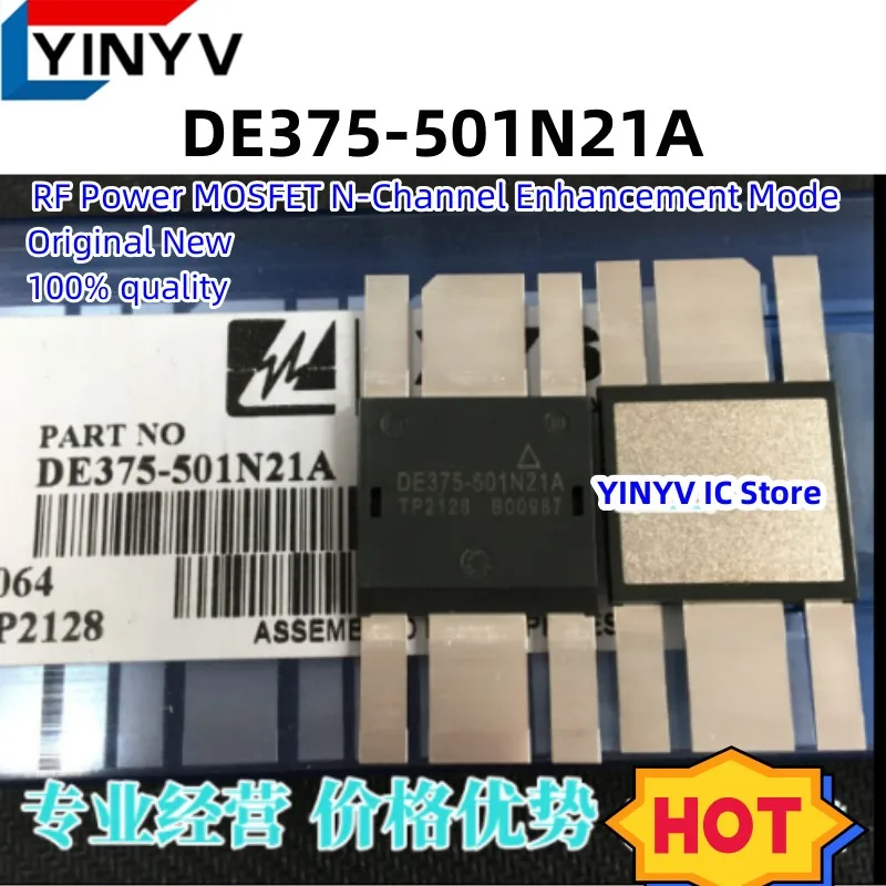 Free shipping 1Pcs DE375-501N21A  RF Power MOSFET N-Channel Enhancement Mode Chipset Original New 100% quality