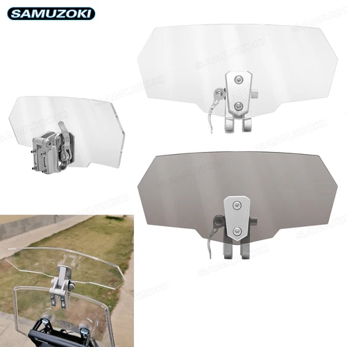 Parabrisas de motocicleta para KTM 390 790 1090 1290 ADVENTURE Benelli TRK 502 502X 251 BN600 GT TNT600 GT MOTO GUZZI V85