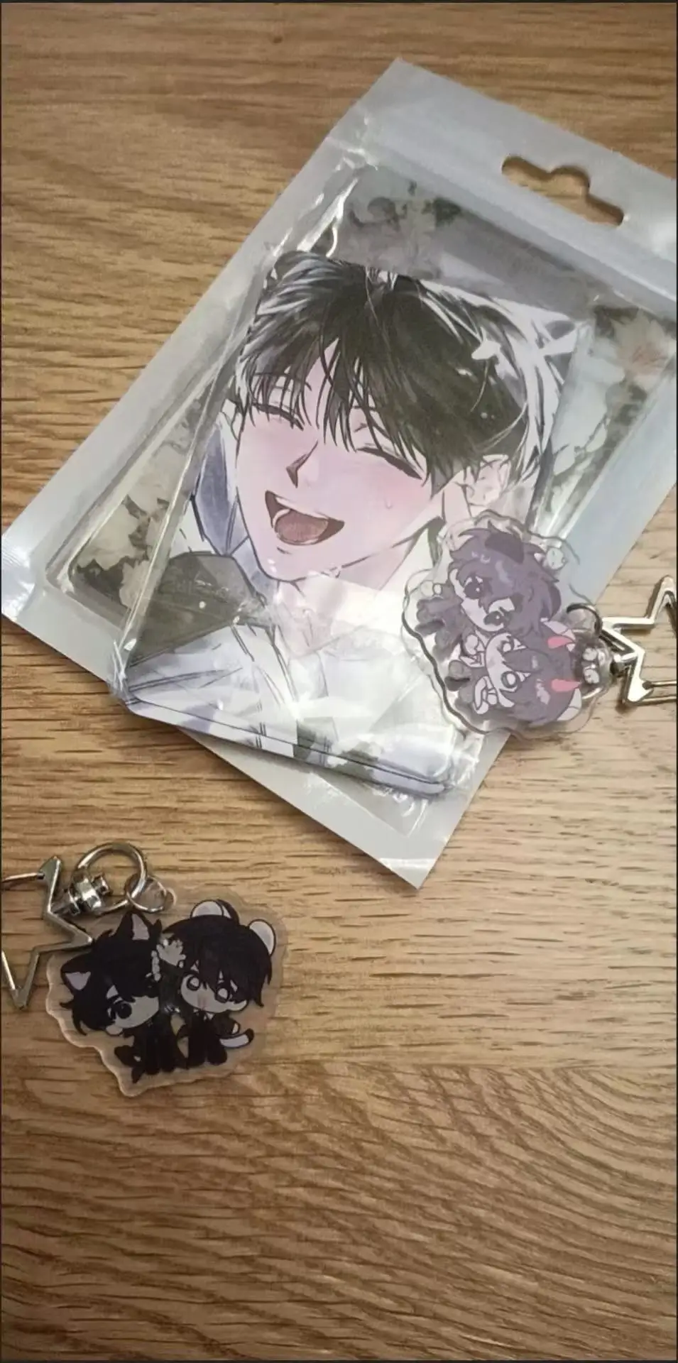 ل سلسلة المفاتيح نجمة القارئ كيم دوكجا الاكريليك حقيبة ملحق يو جونغهوك الشكل سلاسل المفاتيح لعب للأولاد الهدايا #6