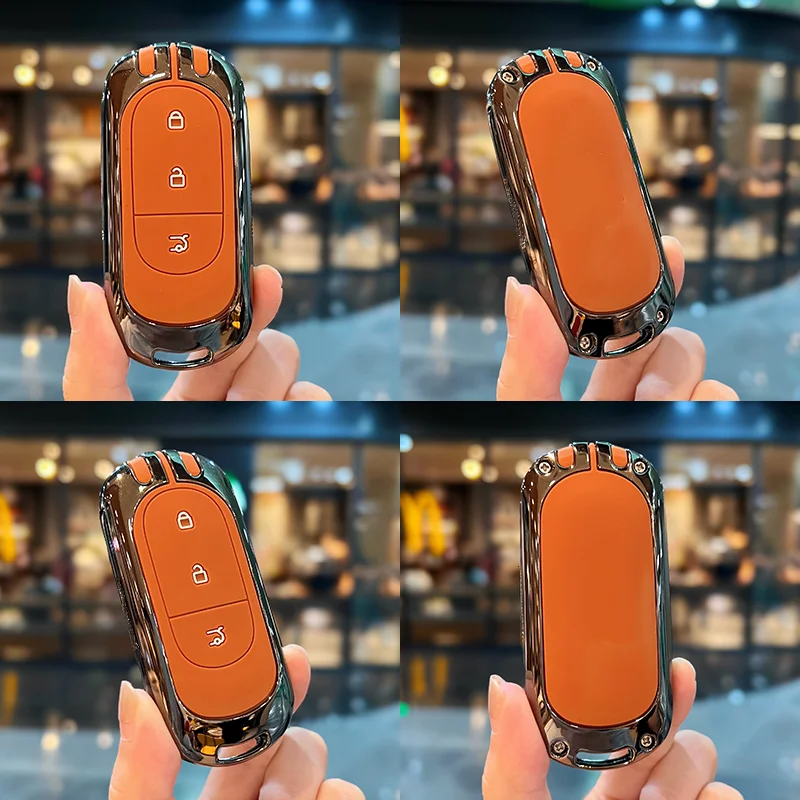 سيارة مفتاح بعيد غطاء حماية شل حقيبة ل Leapmotor B10 C11 C16 C10 B01 المفاتيح قذيفة مشبك الملحقات #5