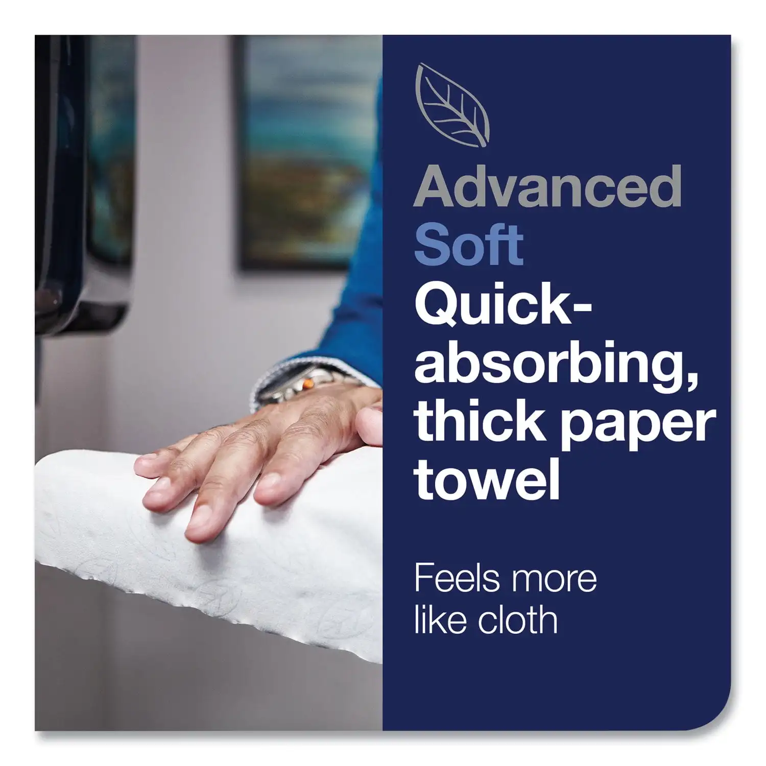 Tork Advanced Matic Handtuchrolle, 7,7 x 900 Fuß, Weiß, 6 Rollen/Karton – Trk 290095