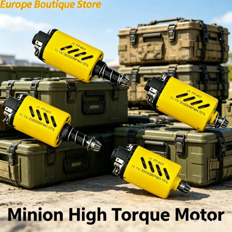 

Yellow Durable 480 Powerful Motor, Simple Magnet 11.1V 35000RPM Twin Shaft Universal Tactical Gear