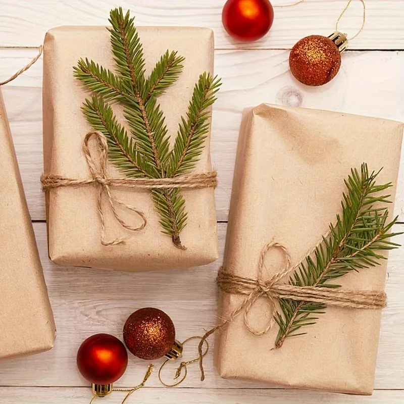 حبل من الجوت الثقيل بطول 200 متر × 2 مم، حبل عملية بسمك 656 قدم، مناسب للبستنة وتغليف الهدايا والفني