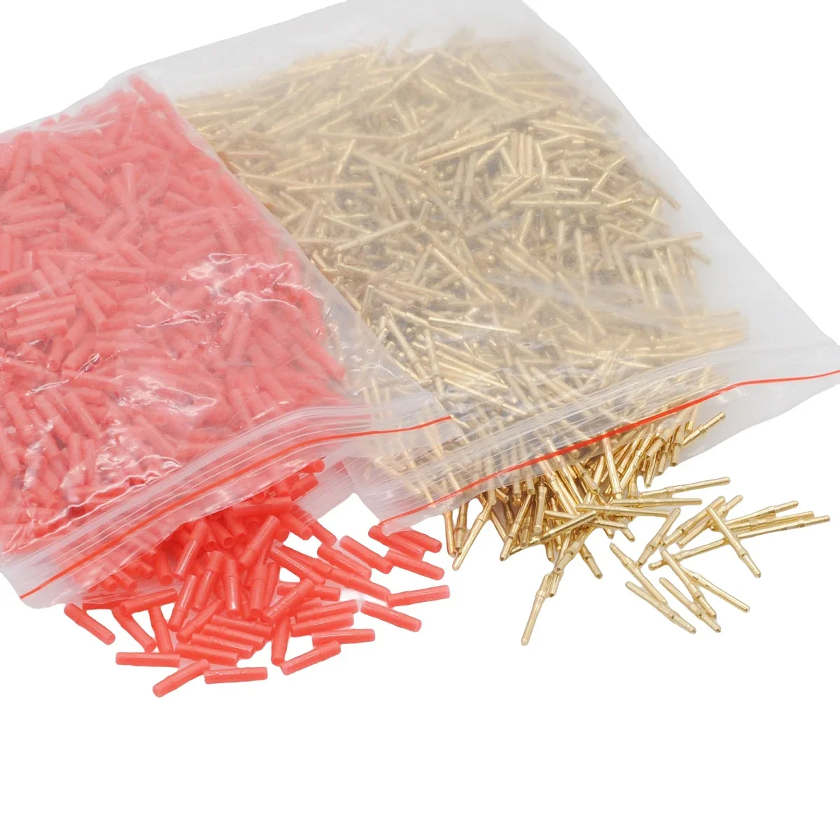 

1000 комплектов стоматологических латунных булавок с красными рукавами — антивращающаяся, прецизионная фиксация для каменной модели