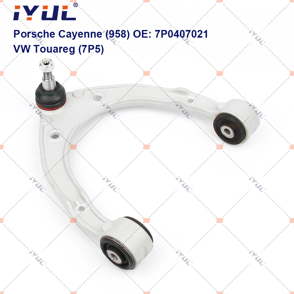 A Pair Front Upper Suspension Control Arm U-Type For Porsche Cayenne 958 92A VW Volkswagen 7P5 2010-2018 7P0407021,95834105100