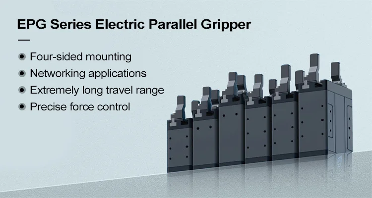 두 손가락 병렬 서보 그리퍼 - 로봇용 조절 가능한 2-조 전기 그리퍼
