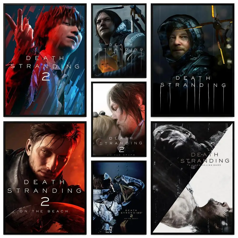 game Death Stranding Poster Poster HD Printing Premium Luxury Style Wall Art Home Decor For living room Bedroom Gift