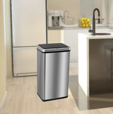 

Detachable Feet Smart Sensor Trash Can Bin New Style Popular Automatic Induction Waste Bin Open Top Structure