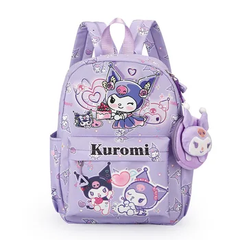 Sac à dos Kuromi & cannelle avec porte-monnaie, cartable de ...