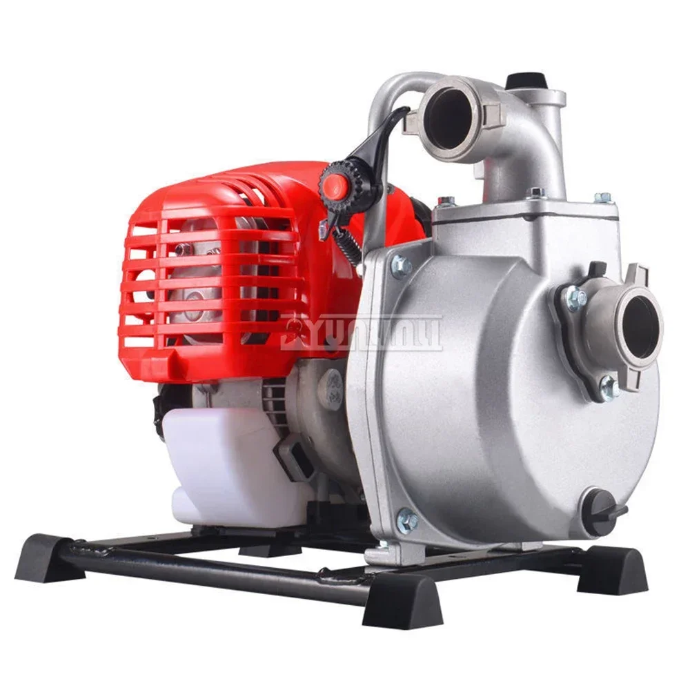 

Gasoline Water Pump Two-stroke 44-51 Inch Agricultural Self-priming Water Pump Irrigation High Lift and Pressure with Pipe