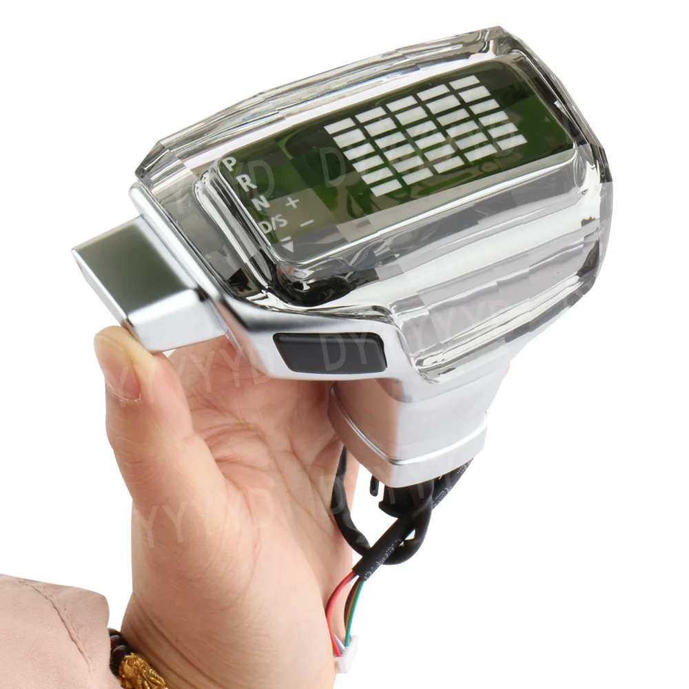 Ambient Lamp Sound Control Music Rhythm Lights For Audi A6 C6 C7 A4 B8 S6 A7 A5 Q5 Q7 4L A3 8P S4 S5 Led Crystal Gear Shift Knob 6