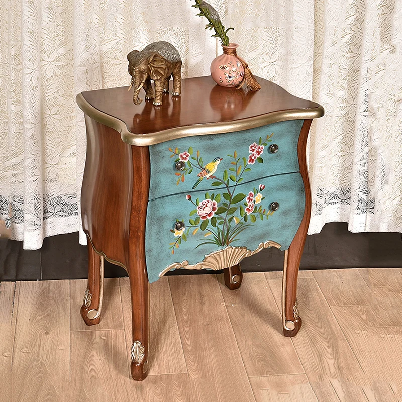 Mesita De Noche clásica De mediados De siglo, mesita De Noche De lujo Premium Vintage, almacenamiento, Mesitas De Noche De moda, muebles De dormitorio