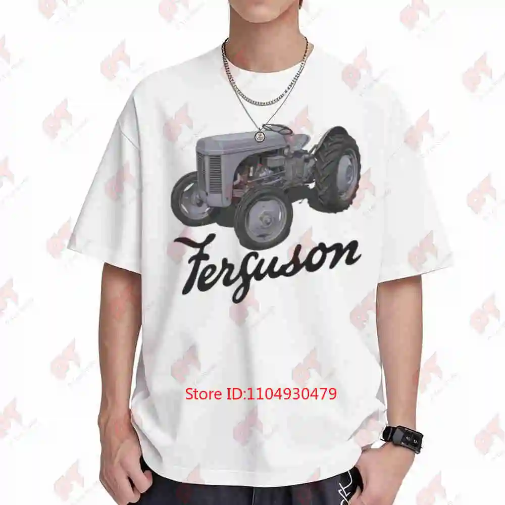 Ferguson TE20 Tractor Little Grey Fergie Short Sleeve Tee 100% Cotton T-Shirt
