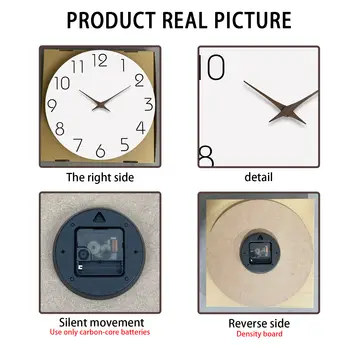 8 best sales 白い壁掛け時計 - №2