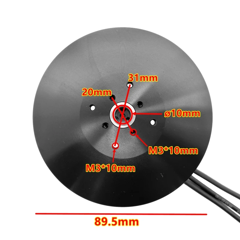 XAERO 8010 KV115 Brushless Motor for 28 30 inch Prop 5kg Load Industrial UAV