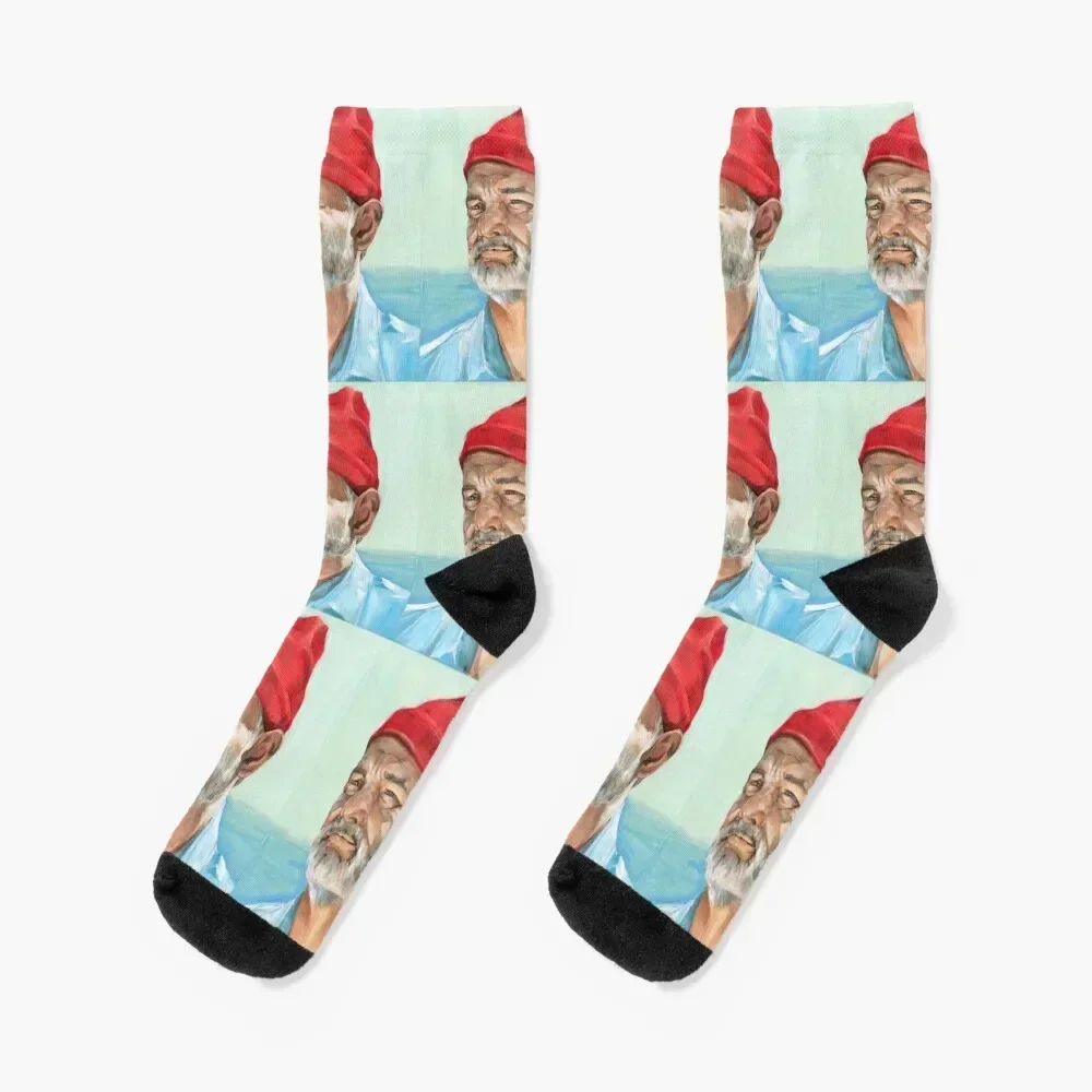 

Bill Murray Steve Zissou Socks cute winter thermal set Running Men Socks Women's