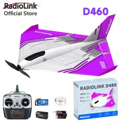 Radiolink Turbot D460 Scale Model RTF RC Airplane Delta wing with 3 Flight Modes 30 Minutes Play Time for Beginner And Pilot