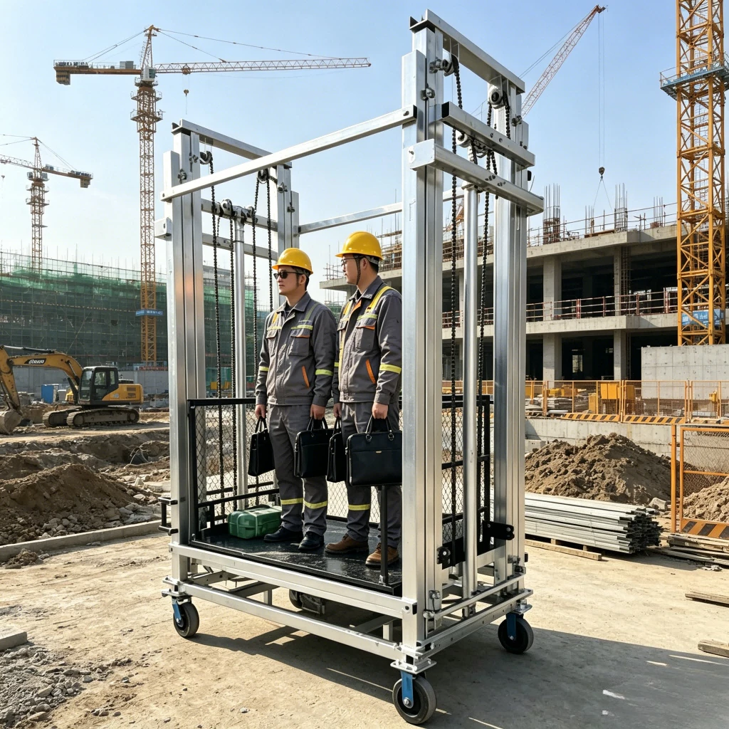 conveyor Lifting platform 3-12 meters high Mobile Brick loader Cargo Hot-dip galvanizing Electric Hydraulic Scaffolding