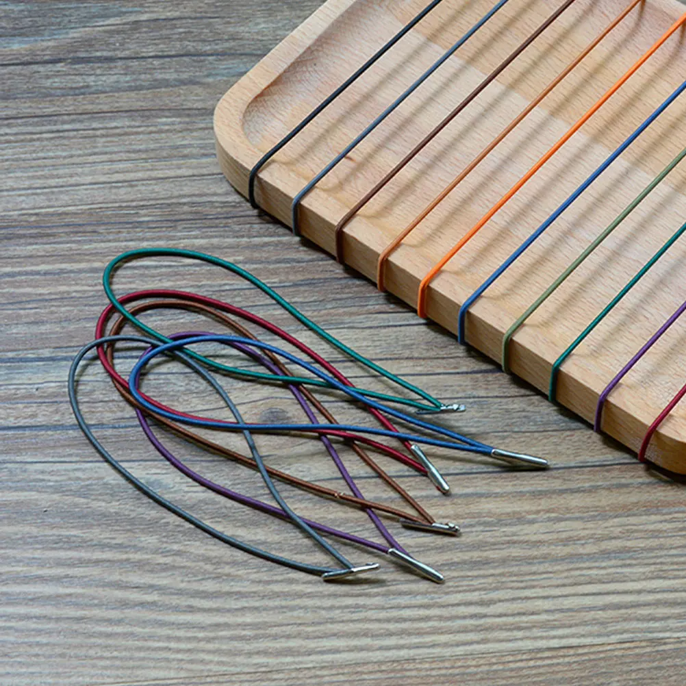12pcs Elastic Bands for Notebook Travel Journal Wrap Band Reliable Fixing Book Cover Strap Stretchy Spring Band
