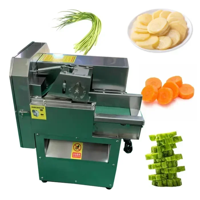 Máquina cortadora automática de verduras, máquina cortadora de dados de patatas y pepinos, precio de máquina cortadora de verduras