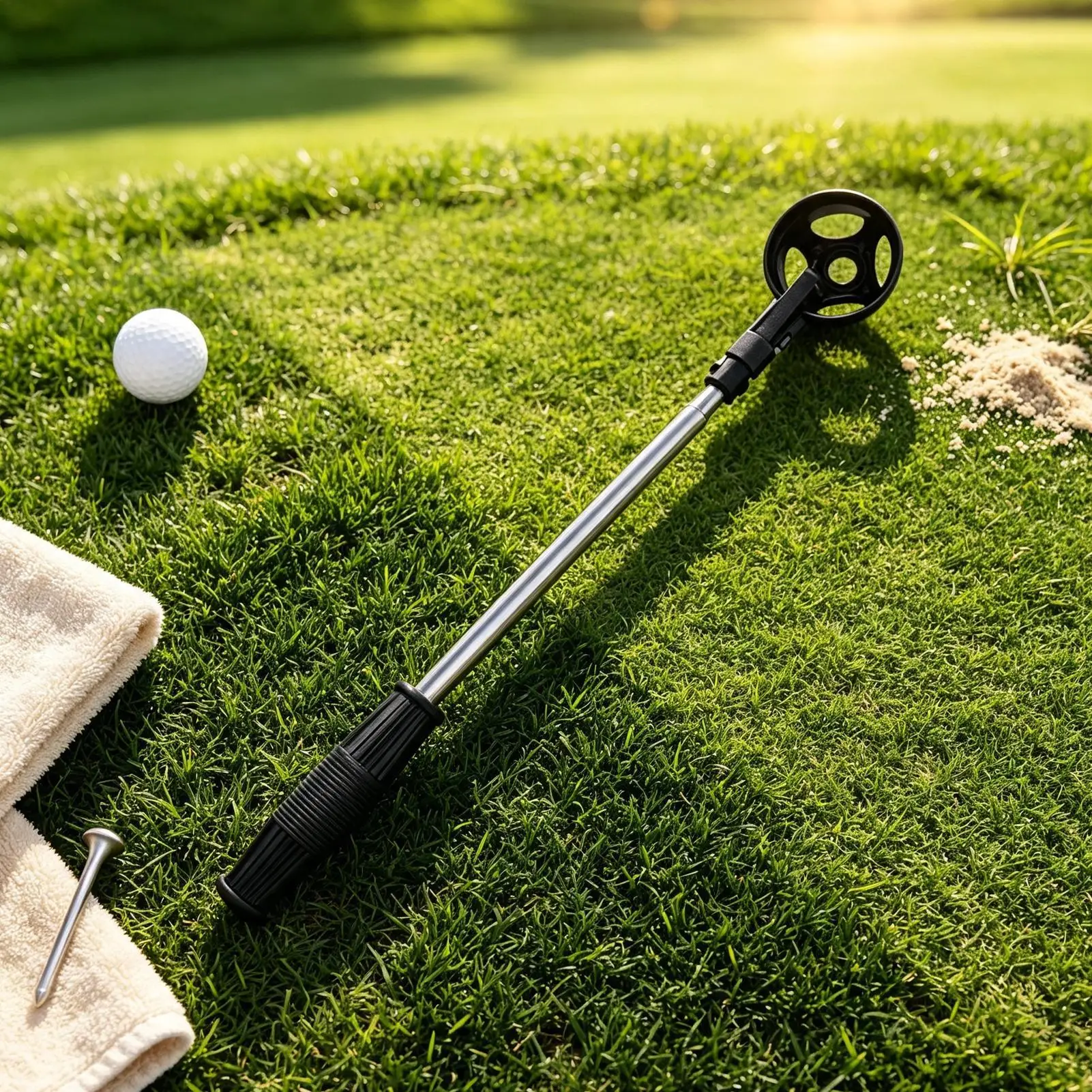 Golf Ball Retriever 8-Section Stainless Steel Telescopic Grabber Golf Retriever For Practice Driving Range Putting Green Water