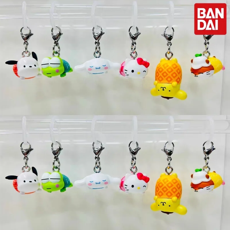 

Bandai Sanrio Characters Gashapon Japanese Style Small Pouch Pendant Bag Charms Hello Kitty Pompompurin Cinnamoroll Keychain