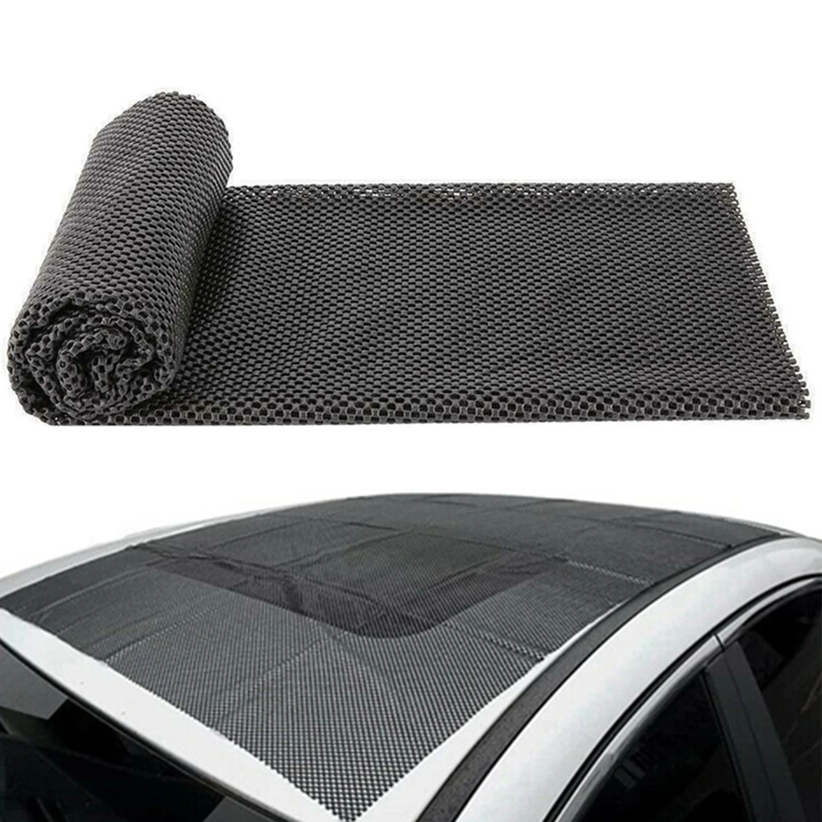 120*100cm Car Roof Anti-slip Mat Car Supplies Universal Car Roof Cargo Protective Mat Car Roof trunk Luggage Mat Car Accessories