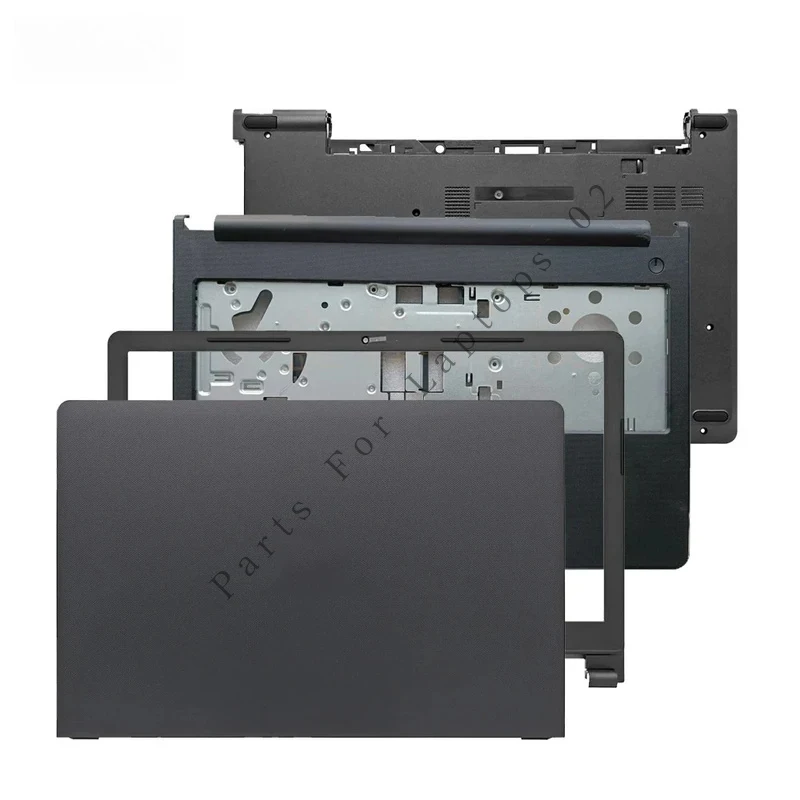 Черный чехол PP A B C D для ноутбука Inspiron 15 3552 3558: верхняя крышка LCD, задняя панель экрана, подставка для рук, нижняя часть корпуса, верхняя и нижняя части.