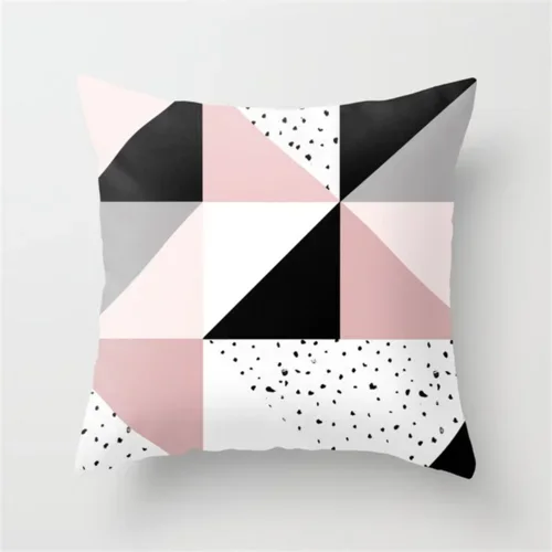 Car Sofa Big Cushion Pillowcase Nap Pillow Nordic New Portrait Pink Simple