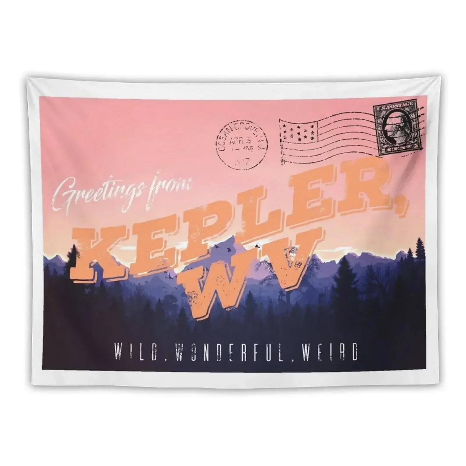 

Greetings From Kepler, WV Tapestry Room Decoration Accessories For Bedroom Cute Room Things Tapestry