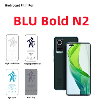 BLU Bold N2 için 2 adet HD hidrojel Film mat ekran koruyucu BLU Bold N2 gizlilik mat tam kapak koruma