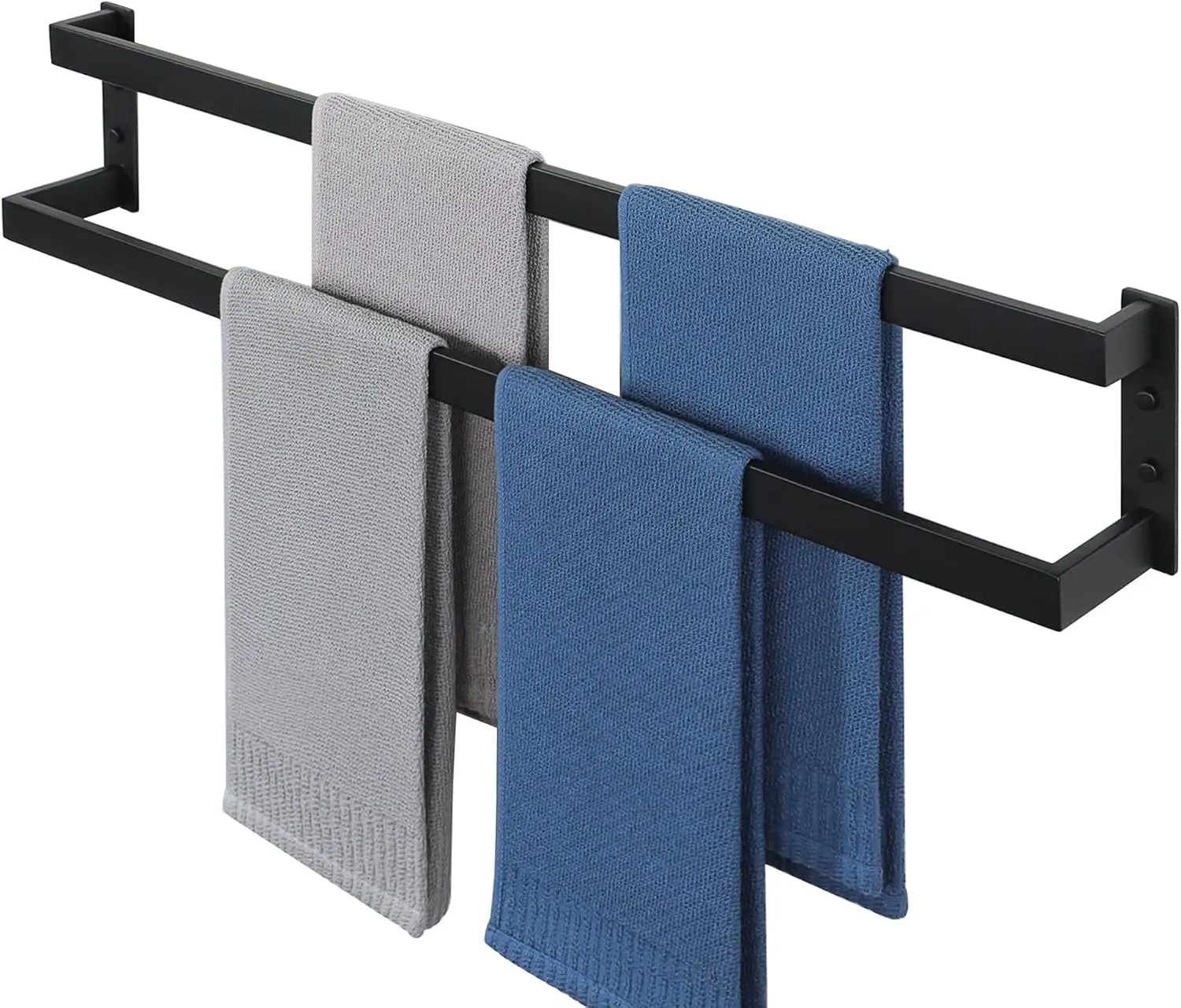 

Double Towel Bar 32", SUS304 Stainless Steel Towel Racks for Bathroom Wall Mounted, Space Saving Bathroom Towel Holder, Lo