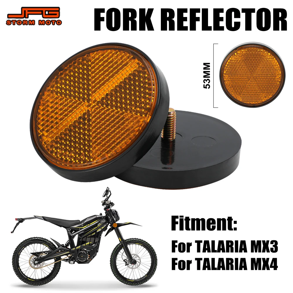 Front Fork Reflector Lower Legs Slider Motorcycles Warning Reflective Strip For Talaria Sting MX3 MX4 Motocross Electric Bike