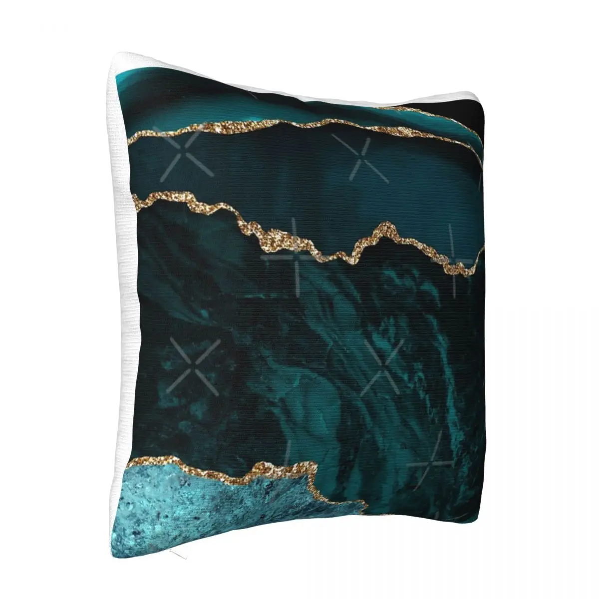 Amazing Blue And Teal Faux Malachite Home Pillow Covers Throw Pillow Covers Pillow Case Pillow Cover