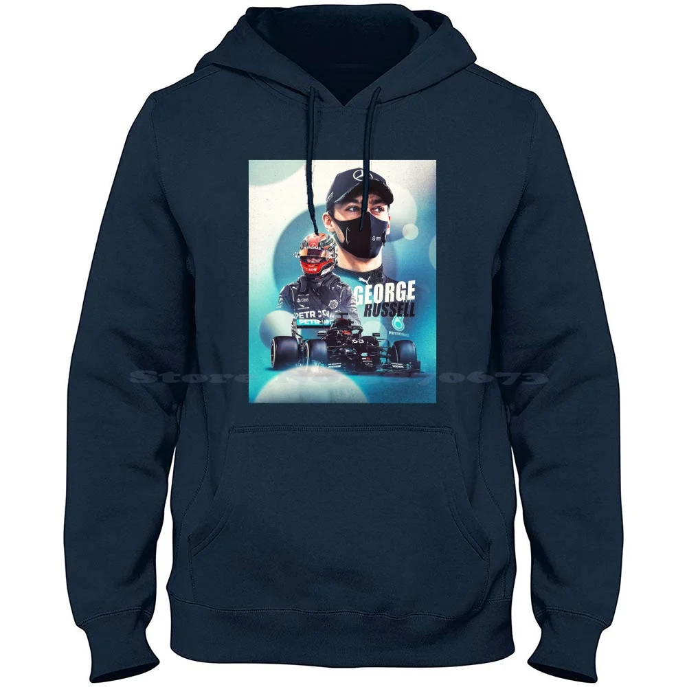 Wallpaper Russell Art 100% Cotton Hoodie George Russell Wallpaper