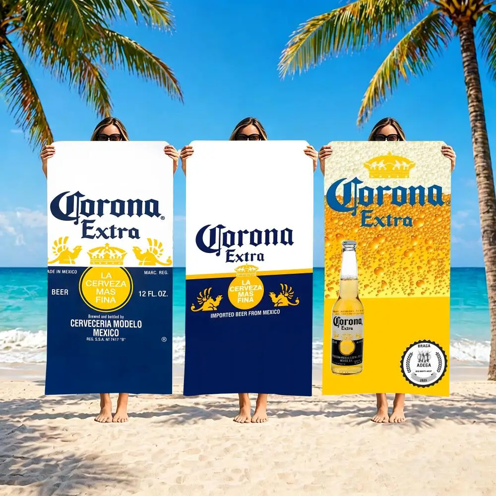 C-Corona Towel Microfiber beach towel, quick-dry, sand-free, ultra-fine fiber, super soft.