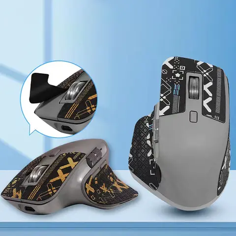 1pc Mouse Grip Tape Skate Sticker Non Slip Suck Sweat Mouse Anti-Slip Sticker For Logitech MX Master 3s Game Mouse Accessories