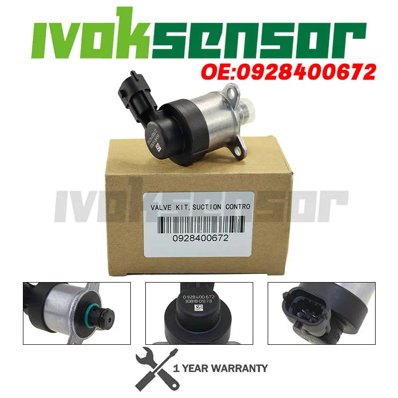 Válvula de Control de la bomba dosificadora de entrada del sistema Common Rail para NISSAN X70 X83 OPEL Vauxhall RENAULT 0928400672 CDTI G9U, 2,5