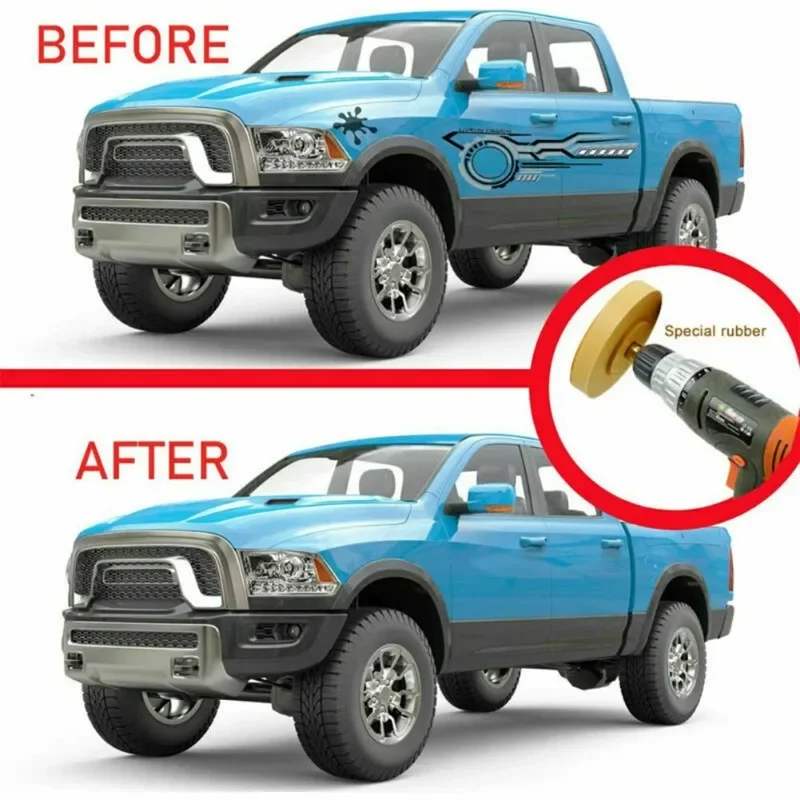 Rubber Removal Wheel Pneumatic Remover for Car Paint Surface Sticker Tape Cleaning