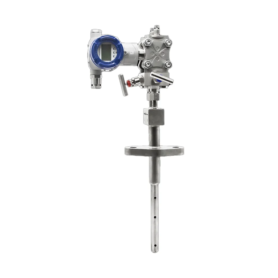 Orifice Flowmeter Gas Liquid Wedge-Shaped V-Cone Venturi Nozzle Steam Differential Pressure Sensor with Digital Display