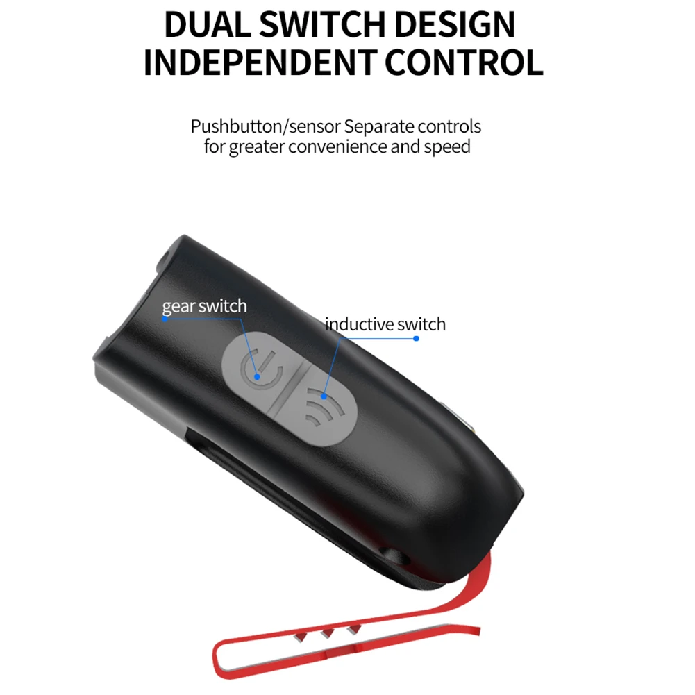 

IPX4 Waterproof LED Head Torch 2 Lighting Modes Motion Sensor Hat Visor Light Mini Cap Clip Lights for Expedition Riding Fishing