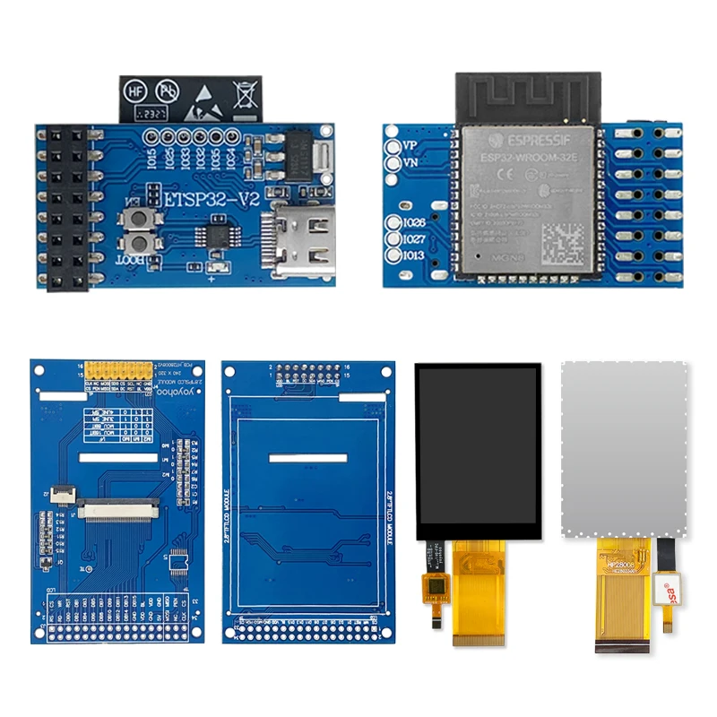 Imagem -02 - Módulo de Exibição Inteligente com Tela Lcd Esp32 Ips Lvgl Wifi e Bluetooth Placa de Desenvolvimento 28 Polegadas 240*320