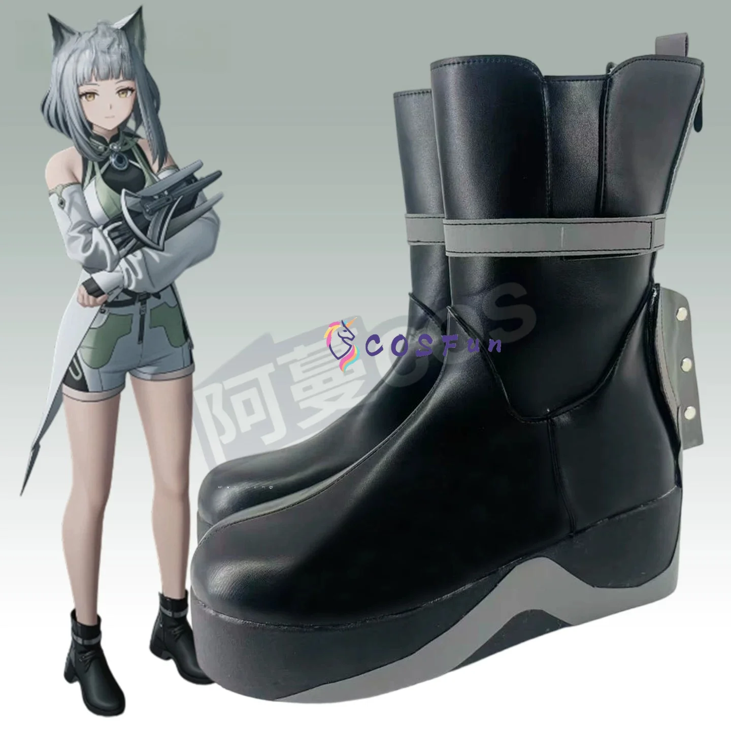 Arknights Mon3tr M‑3 Cosplay Fantasy Shoes Footwear Halloween Party Costumes Accessory COSFun view 5