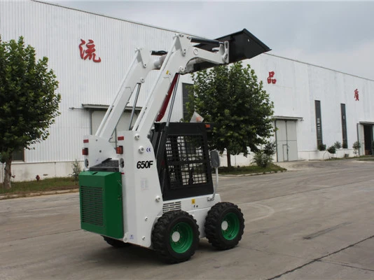 Crawler Loader Skid Steer Loader Diesel Engine PLC Gearbox 1 Year Warranty 2 Ton Front Loader High Efficiency 650F