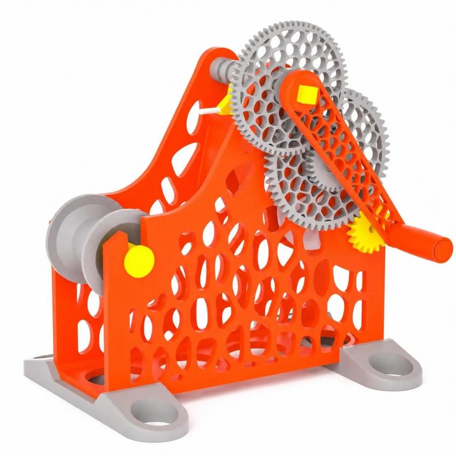 PLA Filament Winder Machine Manual Spool Reel Winder for 3D Printer Filament Organization Tool with Sturdy Base for Workshop