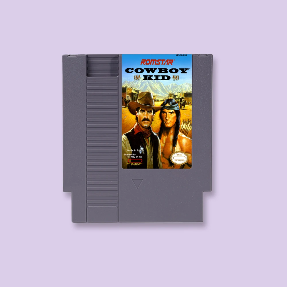 Cowboy Kid Game Cartridge Action Game für NES 8Bit 72PIN Konsolen Spielkarte