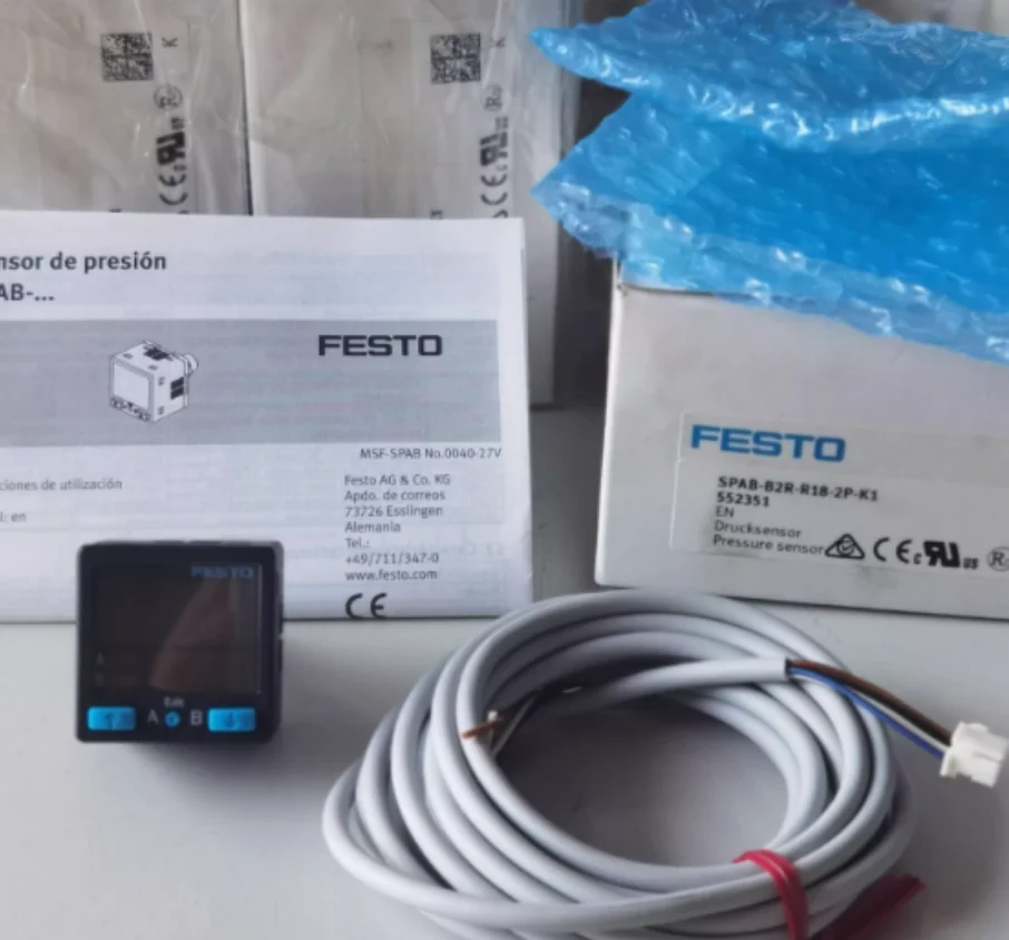 

New original FESTO digital pressure sensor SPAB-P10R-G18-2P-K1 SPAB-B2R-R18-2N-K1 SPAB-B2R-G18-2P-K1