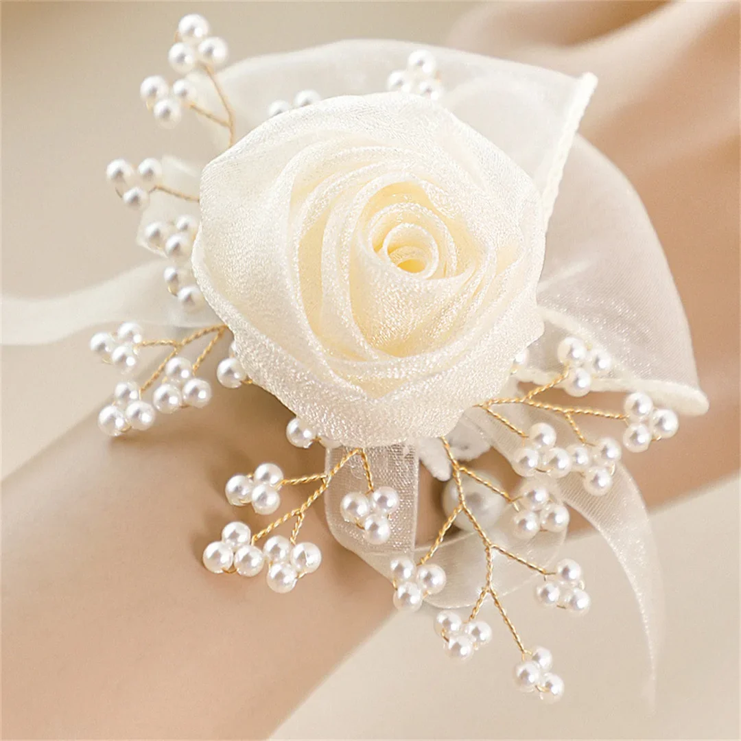 Koreanische ästhetische Brautjungfer Handgelenk Blume Hochzeit Braut Hochzeit Band Hochzeit Fotografie Requisiten Brautjungfer Handgelenk Blume